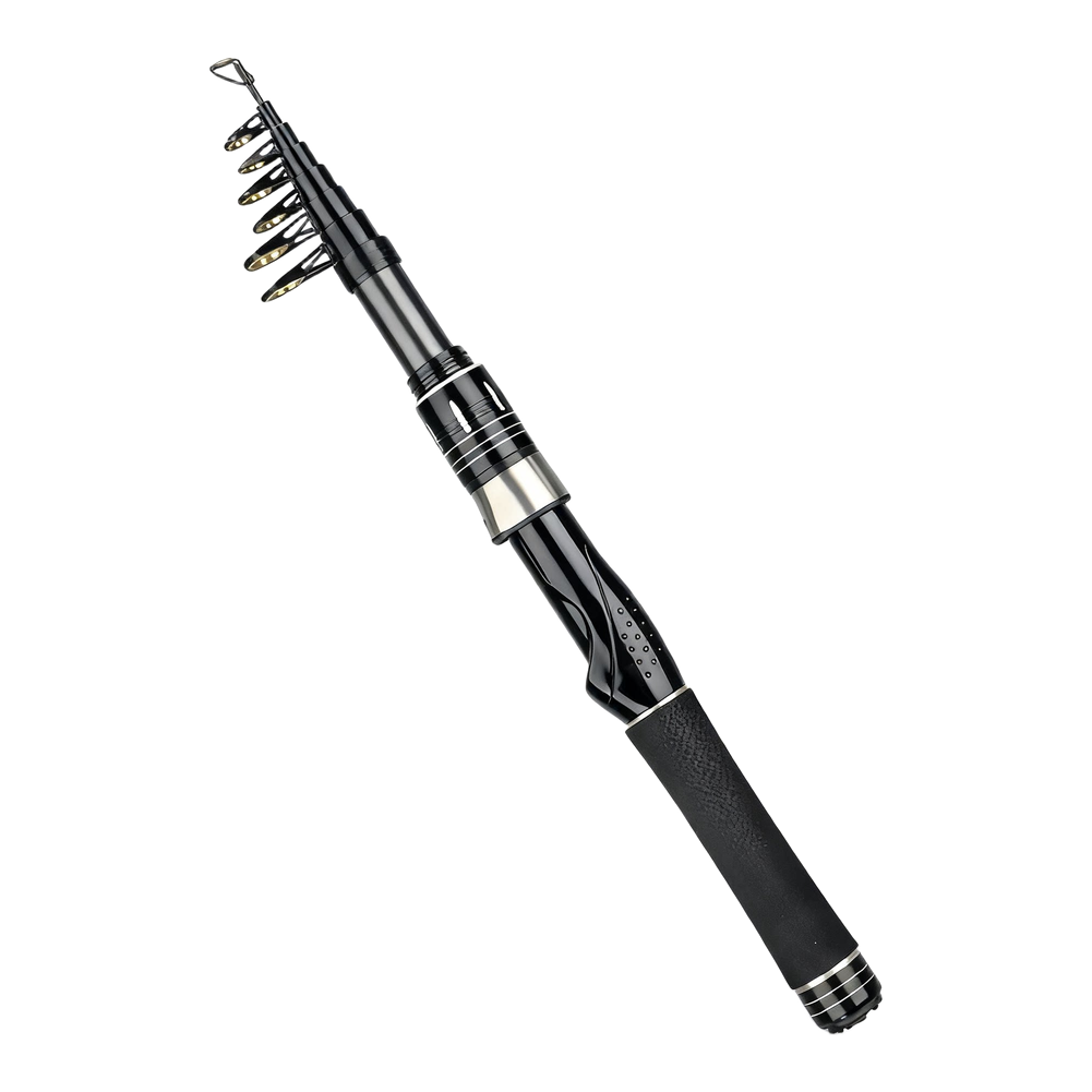 Fishing Rod Travel - Vara de pesca telescópica ultraleve de