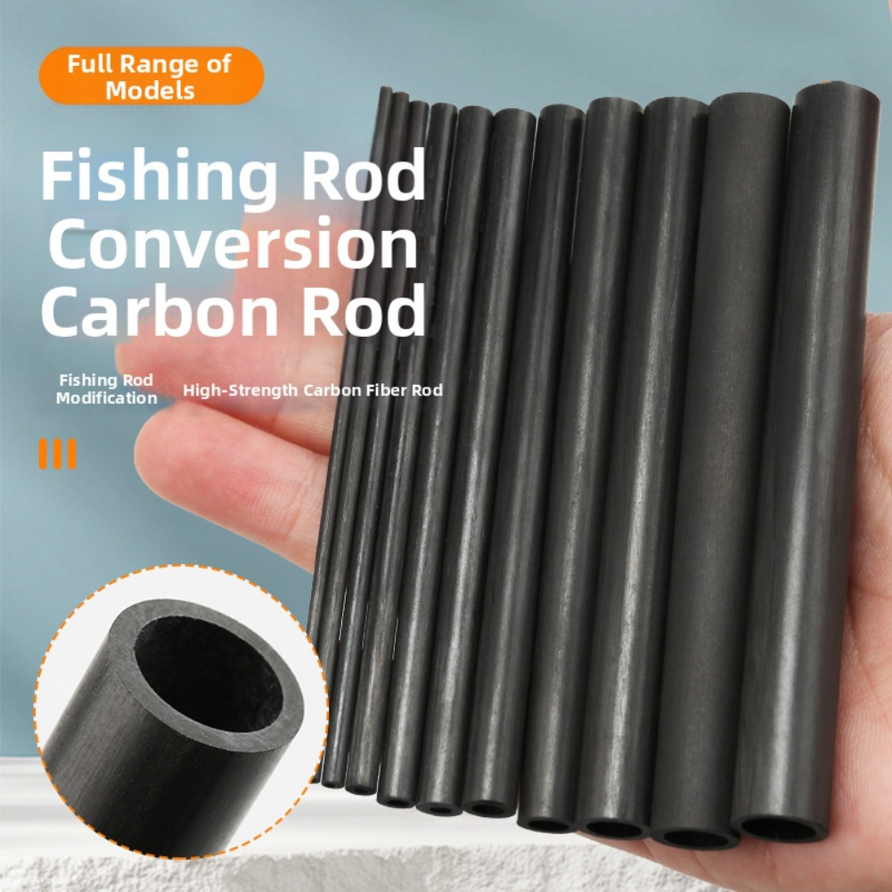 Fishing Rod Repair Kit - Tubo de Fibra de Carbono Oco
