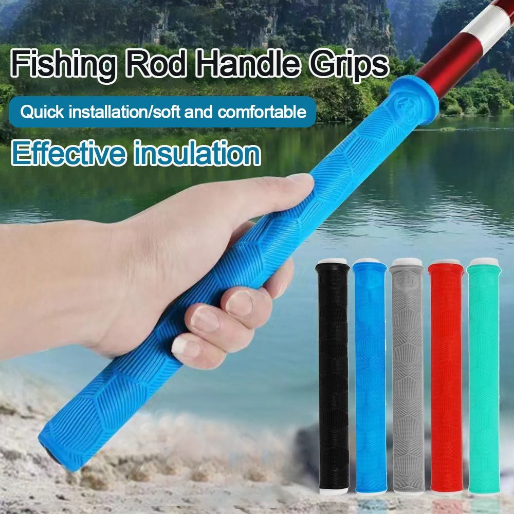 Fishing Rod Repair Kit - Capa Protetora de Silicone Antiderrapante Universal