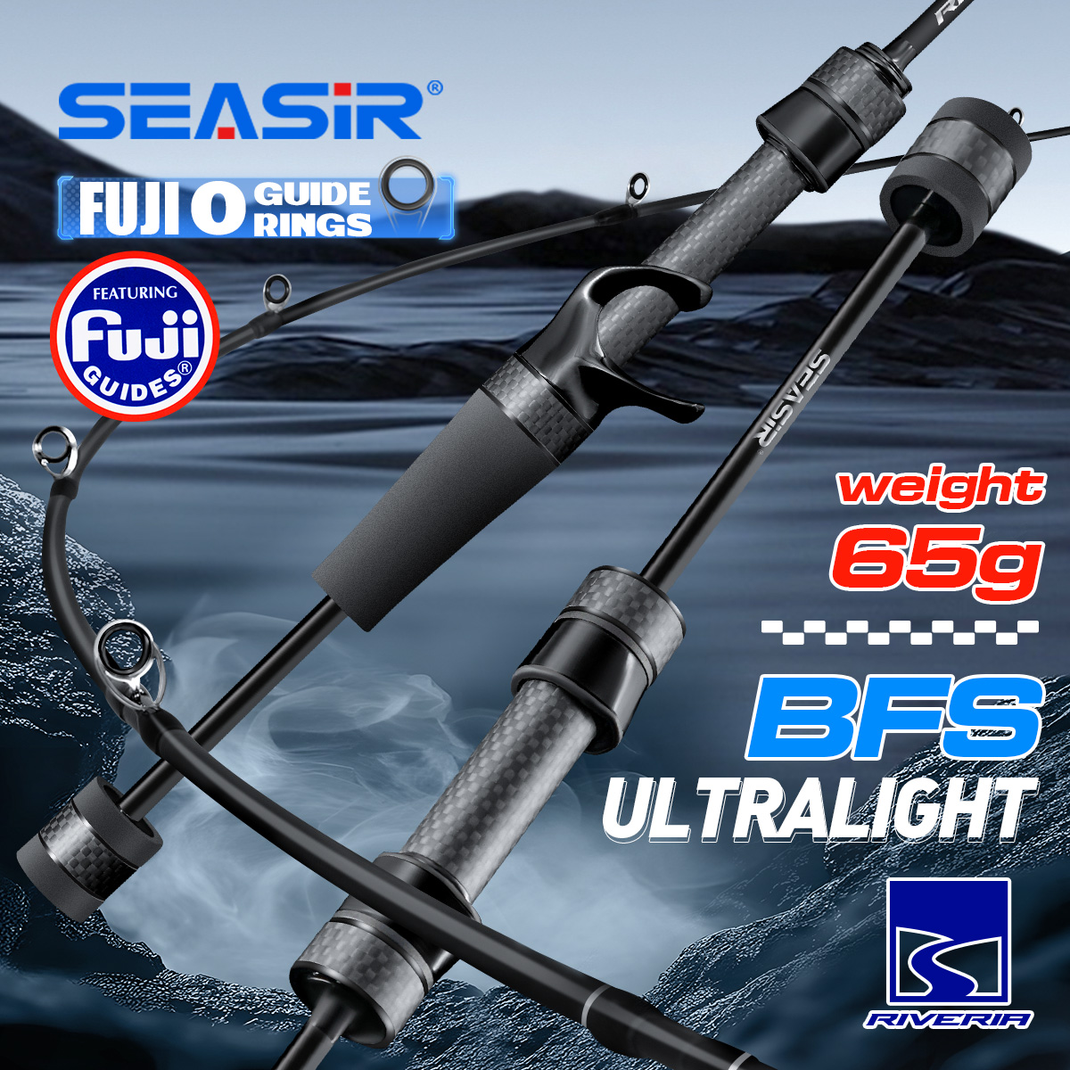 Fishing Rod Surf - Vara de pesca de arremesso giratória