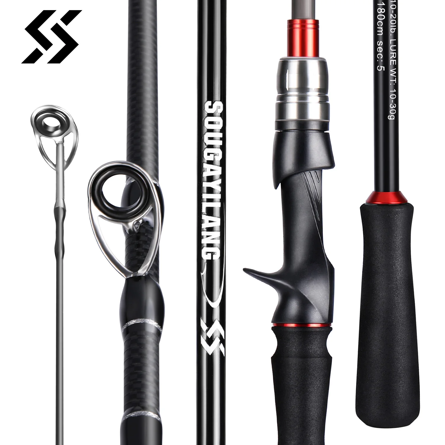 Sougayilang-Lure Vara De Pesca - Fishing Rod Surf avaliação e preço