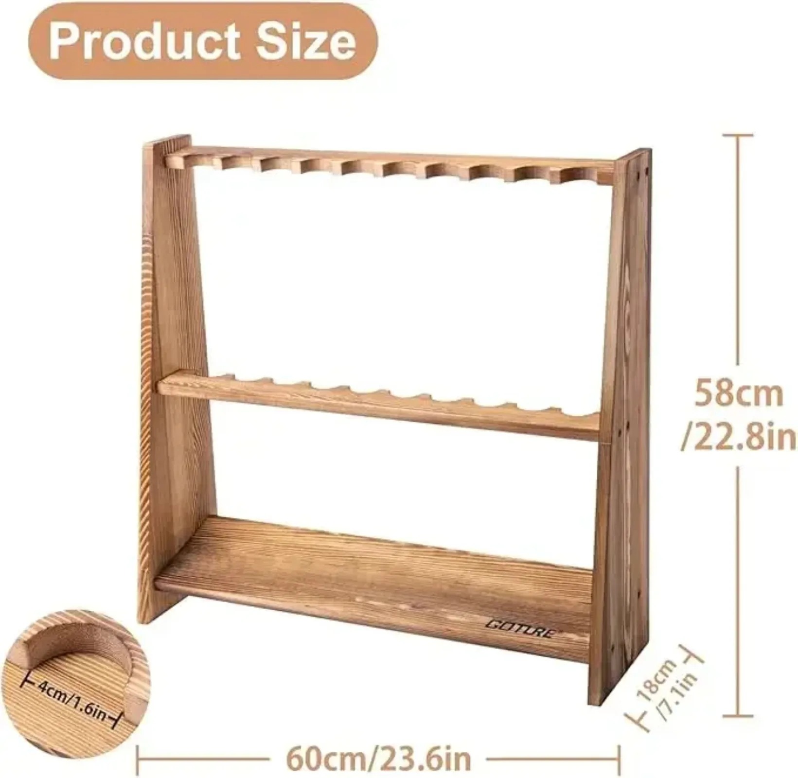 Suporte de Chão para Varas de  - Fishing Rod Rack avaliação e preço
