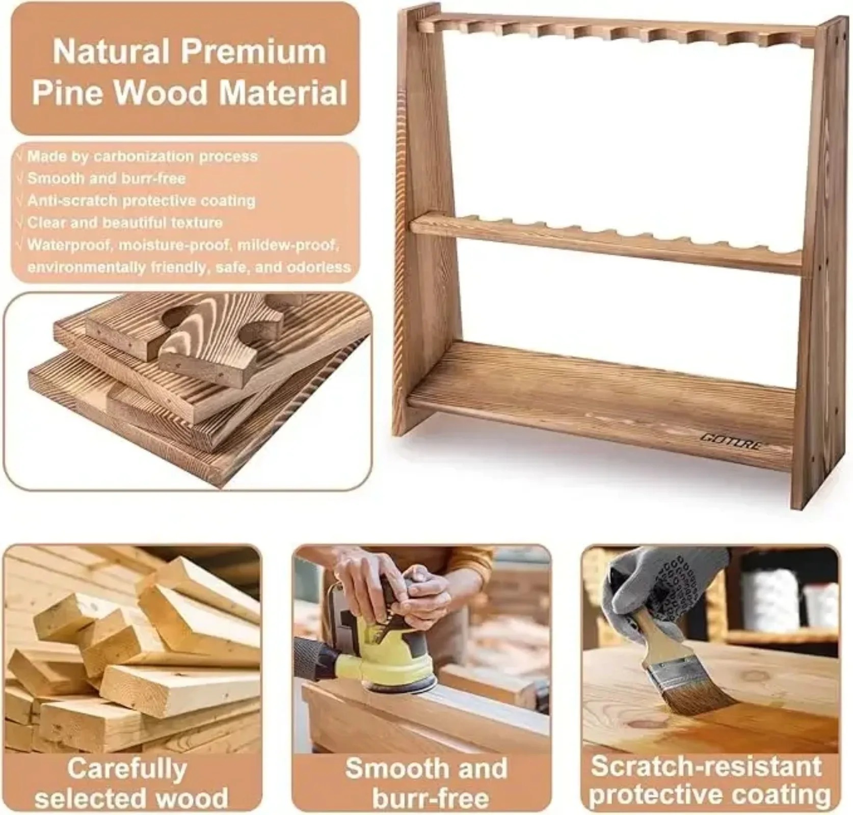 Suporte de Chão para Varas de  - Fishing Rod Rack avaliação e preço